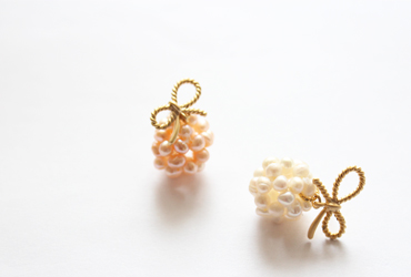 pearl feast earring[3coor]