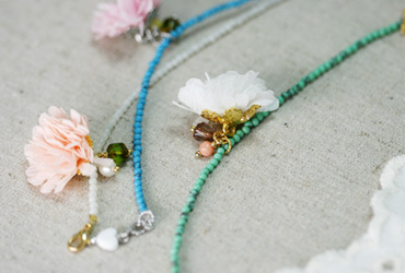 Flower tassel bracelet[3color]