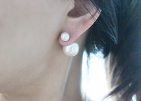 진주 클러치 earring