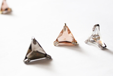 icy triangle earring[3color]