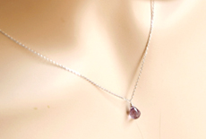 1월 Garnet, 2월 Amethyst necklace